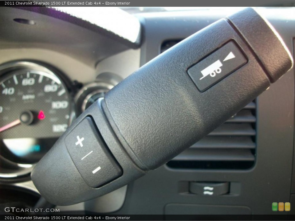 Ebony Interior Transmission for the 2011 Chevrolet Silverado 1500 LT Extended Cab 4x4 #42417204