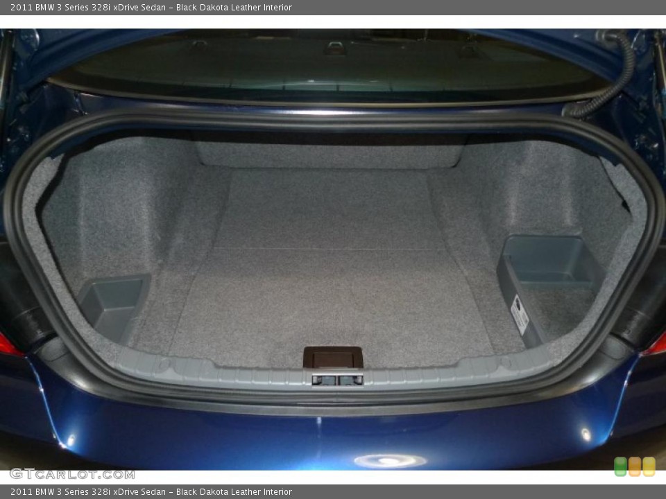 Black Dakota Leather Interior Trunk for the 2011 BMW 3 Series 328i xDrive Sedan #42417964