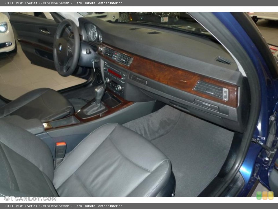 Black Dakota Leather Interior Dashboard for the 2011 BMW 3 Series 328i xDrive Sedan #42418156