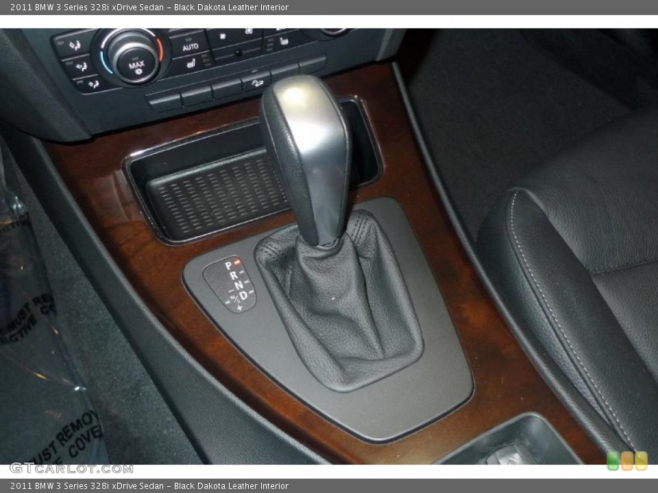 Black Dakota Leather Interior Transmission for the 2011 BMW 3 Series 328i xDrive Sedan #42418280