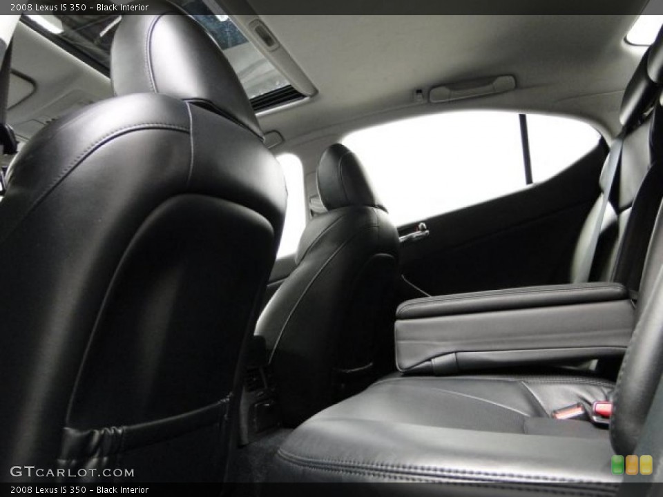 Black Interior Photo for the 2008 Lexus IS 350 #42419892