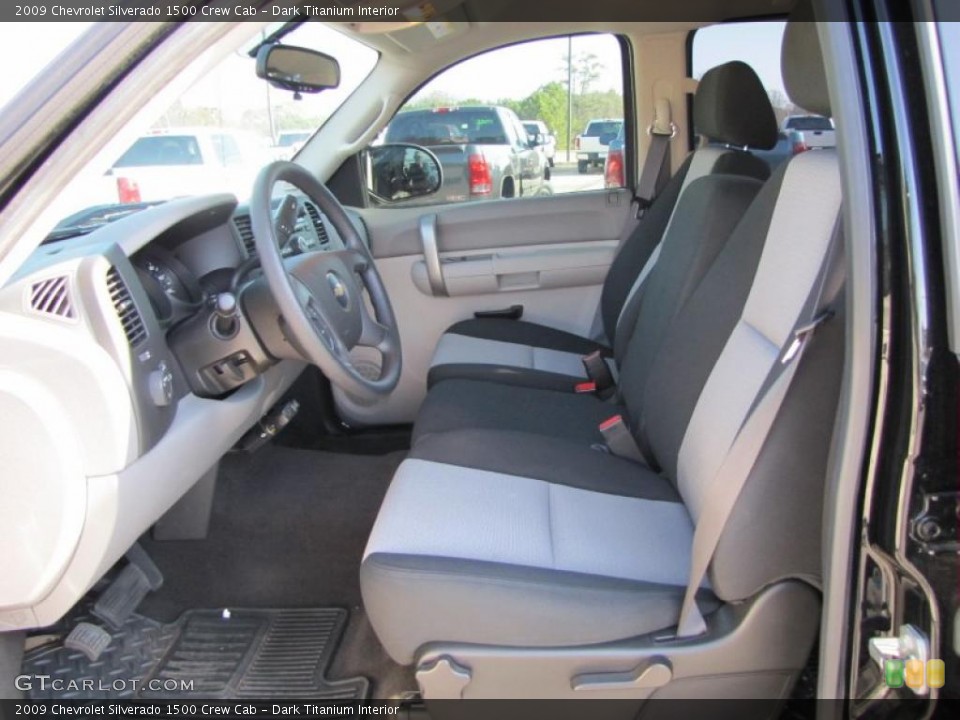 Dark Titanium Interior Photo for the 2009 Chevrolet Silverado 1500 Crew Cab #42421148