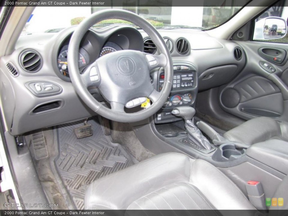 Dark Pewter Interior Prime Interior for the 2000 Pontiac Grand Am GT Coupe #42421732