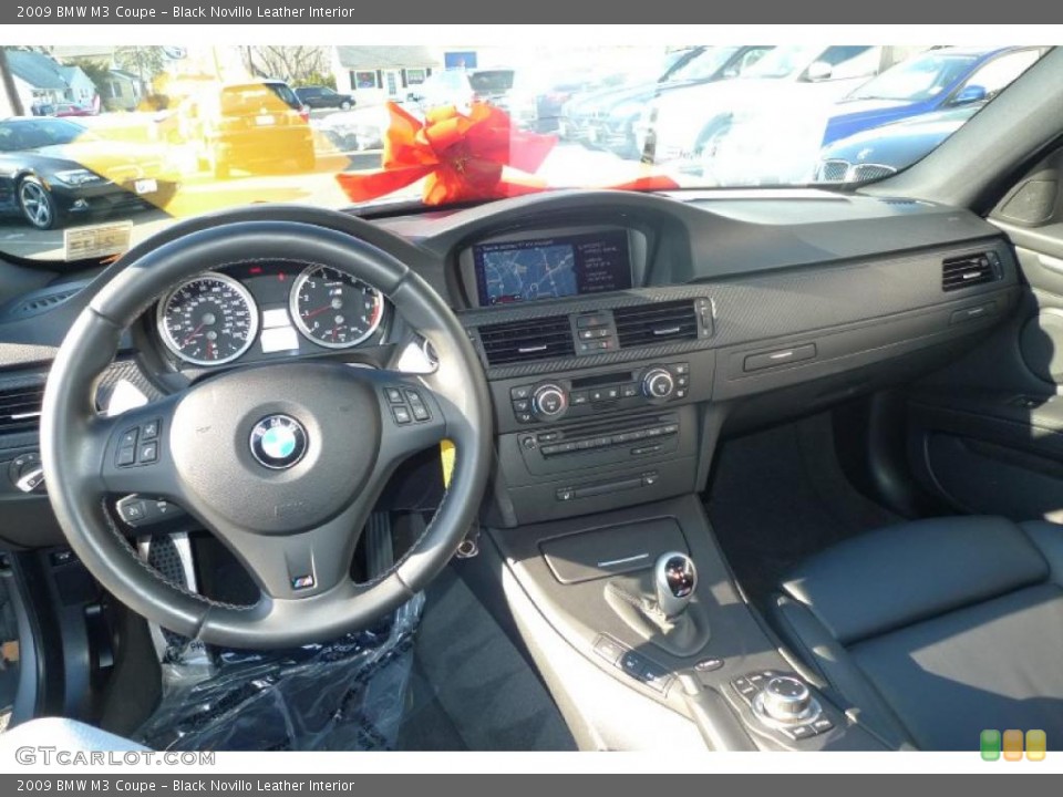 Black Novillo Leather Interior Dashboard for the 2009 BMW M3 Coupe #42421820