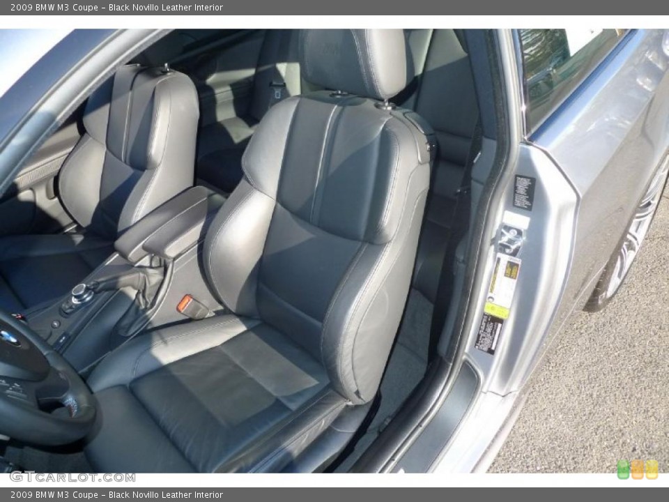 Black Novillo Leather Interior Photo for the 2009 BMW M3 Coupe #42422108