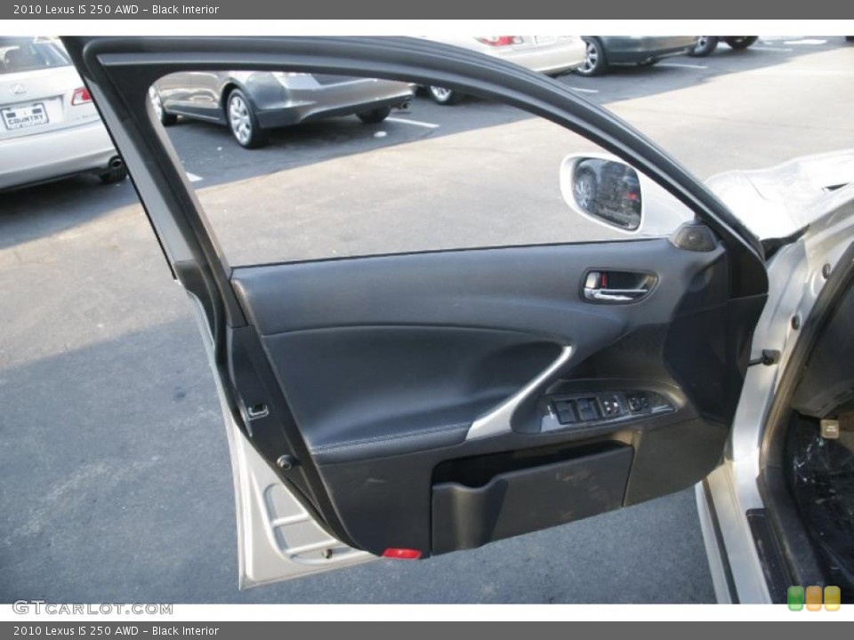 Black Interior Door Panel for the 2010 Lexus IS 250 AWD #42425376