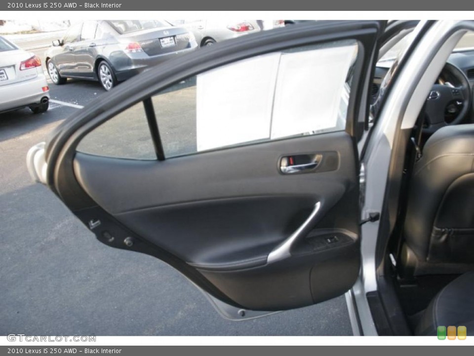 Black Interior Door Panel for the 2010 Lexus IS 250 AWD #42425388