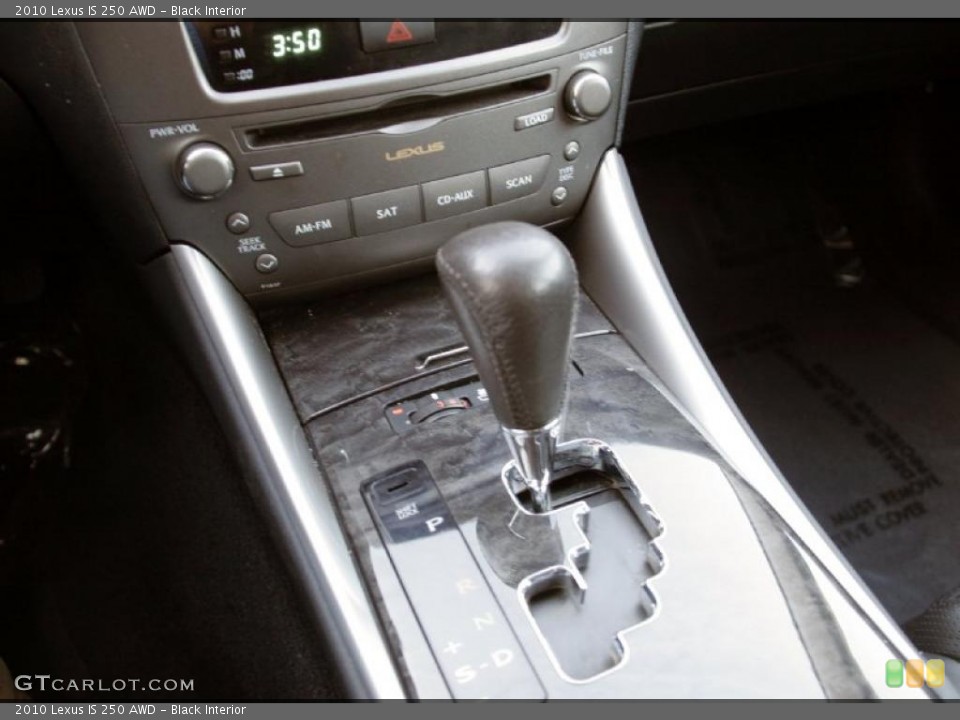 Black Interior Transmission for the 2010 Lexus IS 250 AWD #42425544