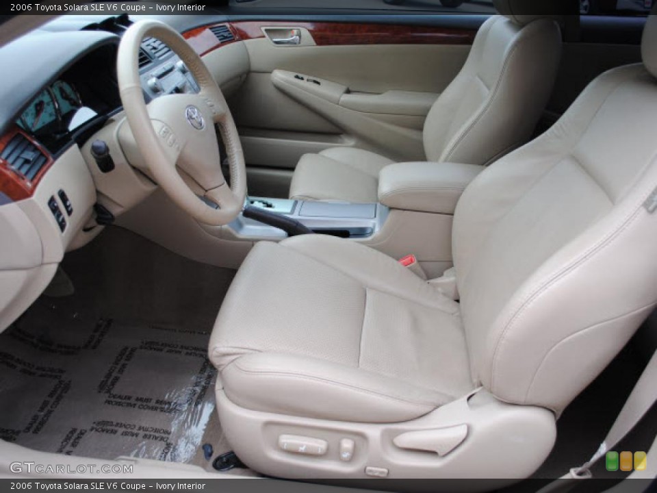 Ivory Interior Photo for the 2006 Toyota Solara SLE V6 Coupe #42430232