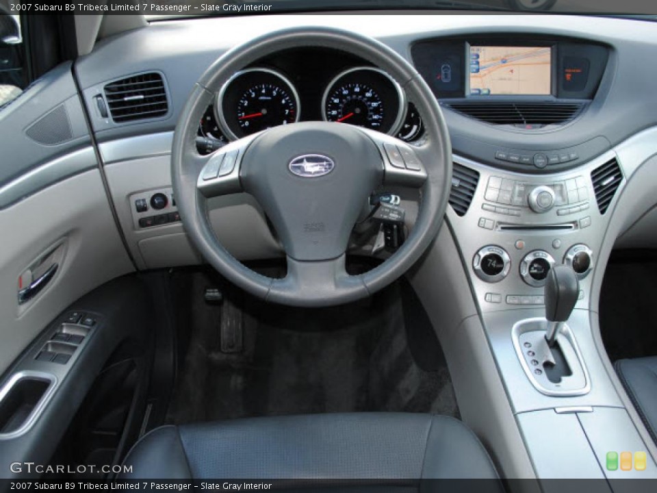 Slate Gray Interior Dashboard for the 2007 Subaru B9 Tribeca Limited 7 Passenger #42430516