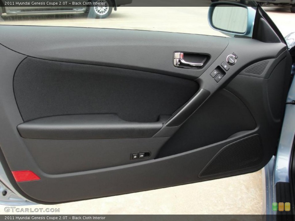 Black Cloth Interior Door Panel for the 2011 Hyundai Genesis Coupe 2.0T #42431048