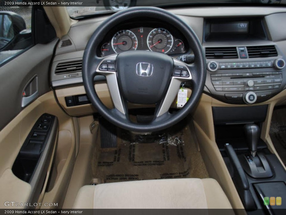 Ivory Interior Dashboard for the 2009 Honda Accord LX Sedan #42432560