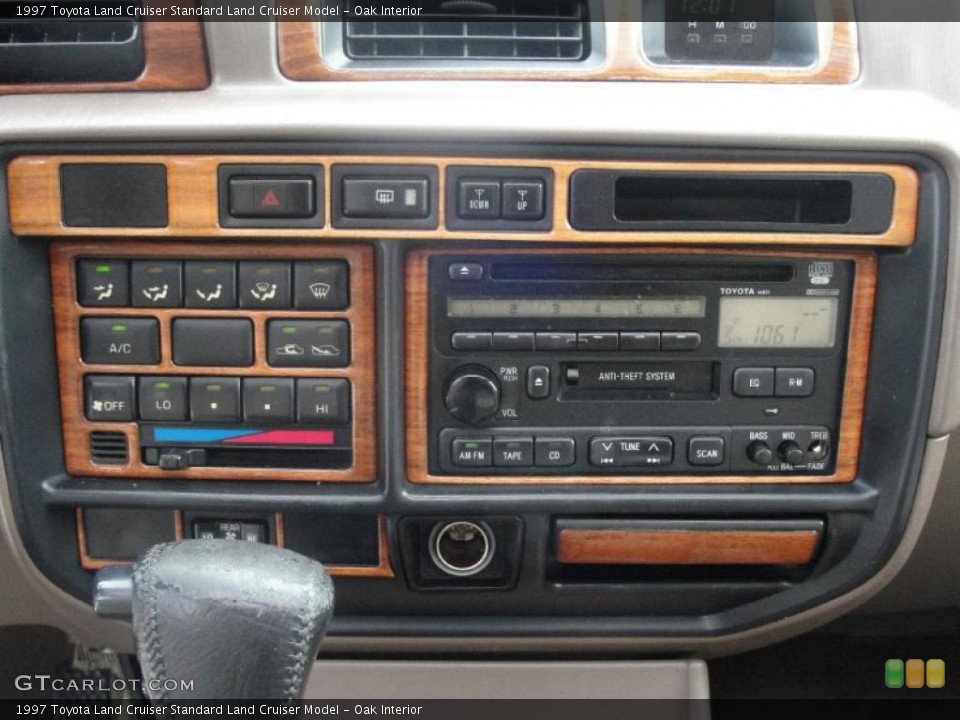 Oak Interior Controls for the 1997 Toyota Land Cruiser  #42432900