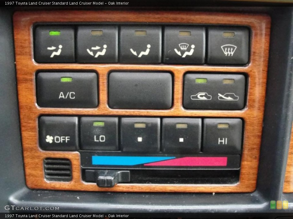 Oak Interior Controls for the 1997 Toyota Land Cruiser  #42432964
