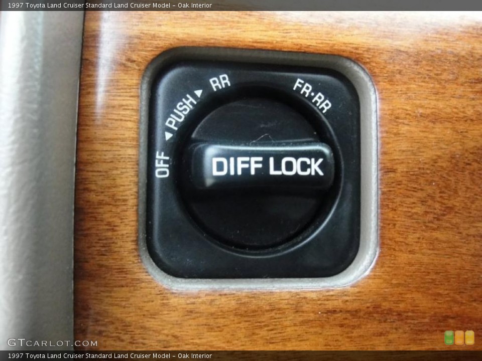 Oak Interior Controls for the 1997 Toyota Land Cruiser  #42433048