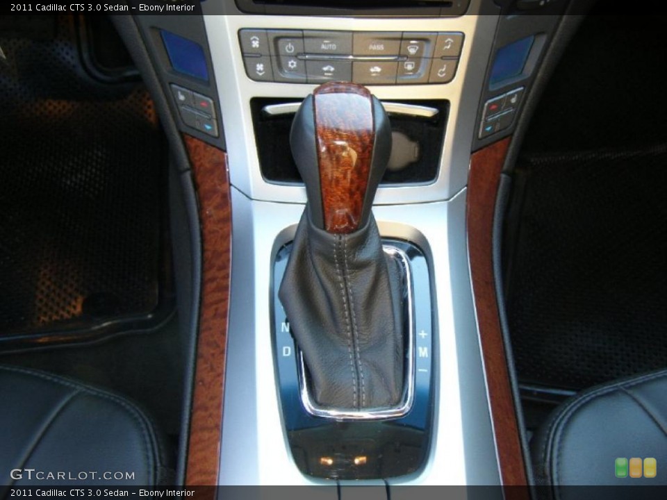 Ebony Interior Transmission for the 2011 Cadillac CTS 3.0 Sedan #42437088