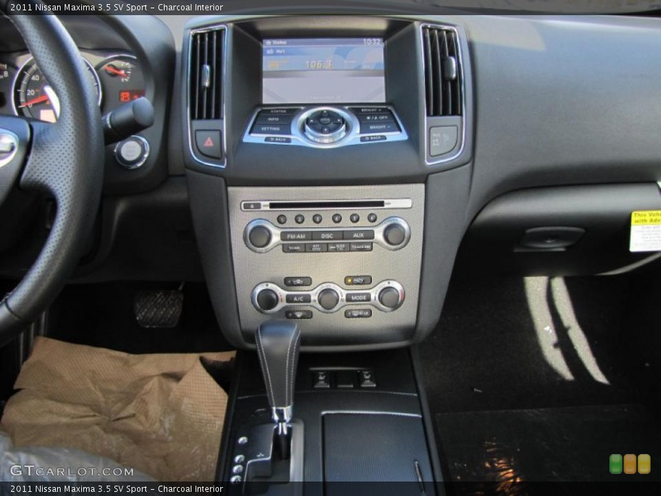 Charcoal Interior Navigation for the 2011 Nissan Maxima 3.5 SV Sport #42438284
