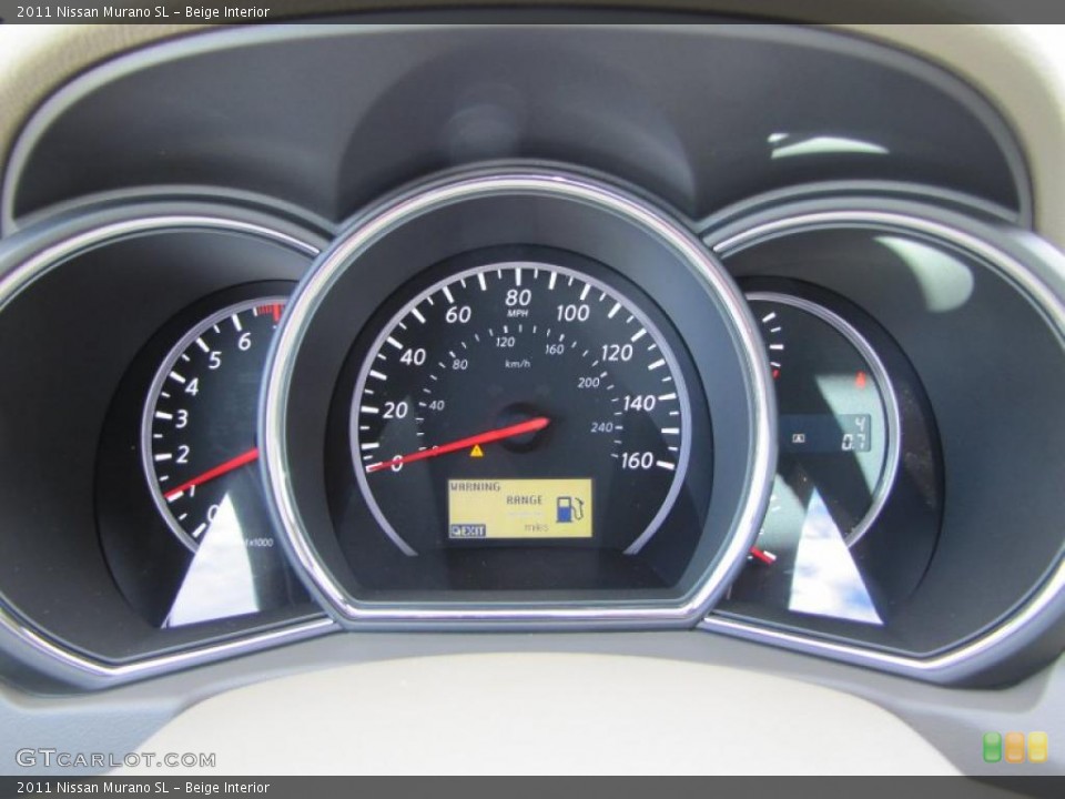 Beige Interior Gauges for the 2011 Nissan Murano SL #42438700