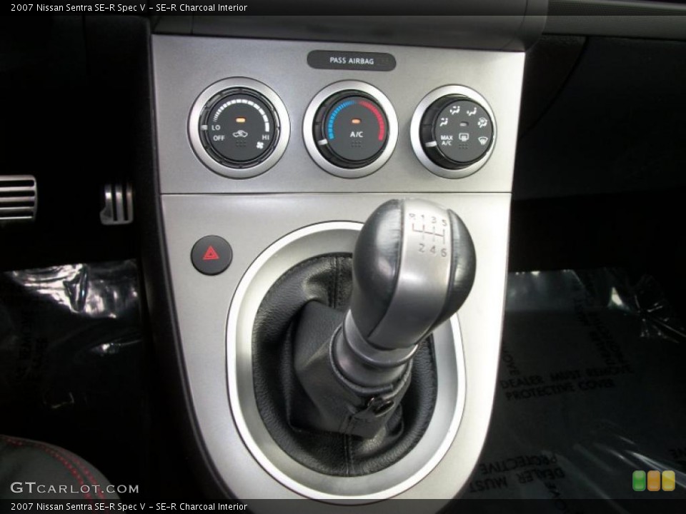 SE-R Charcoal Interior Transmission for the 2007 Nissan Sentra SE-R Spec V #42439112