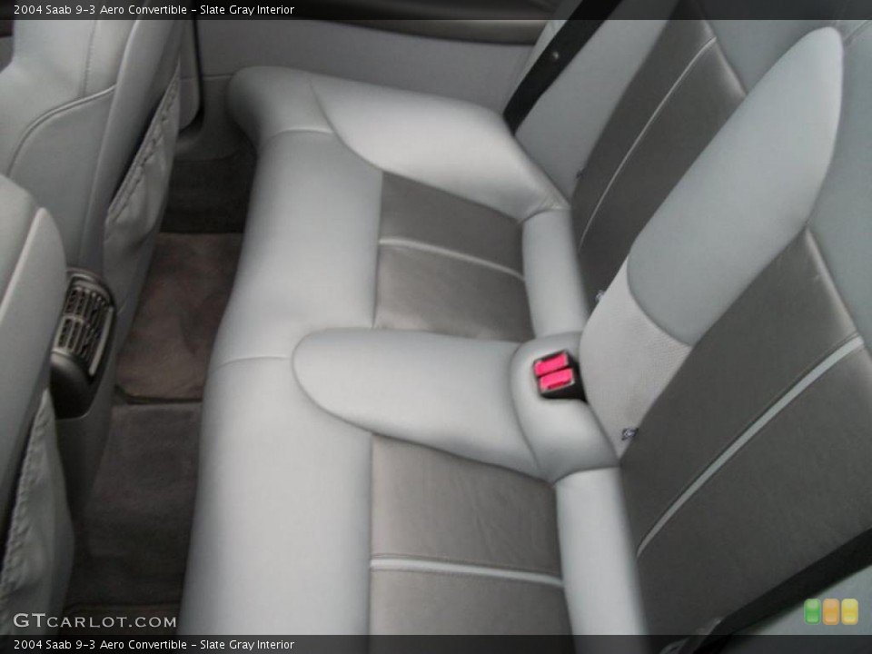 Slate Gray Interior Photo for the 2004 Saab 9-3 Aero Convertible #42439208