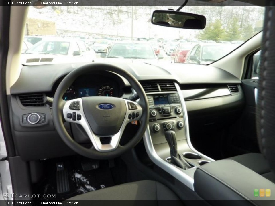 Charcoal Black Interior Prime Interior for the 2011 Ford Edge SE #42444487