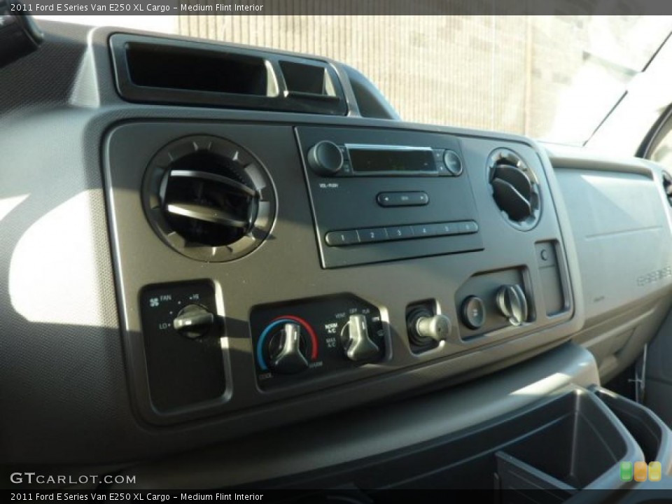 Medium Flint Interior Controls for the 2011 Ford E Series Van E250 XL Cargo #42444935