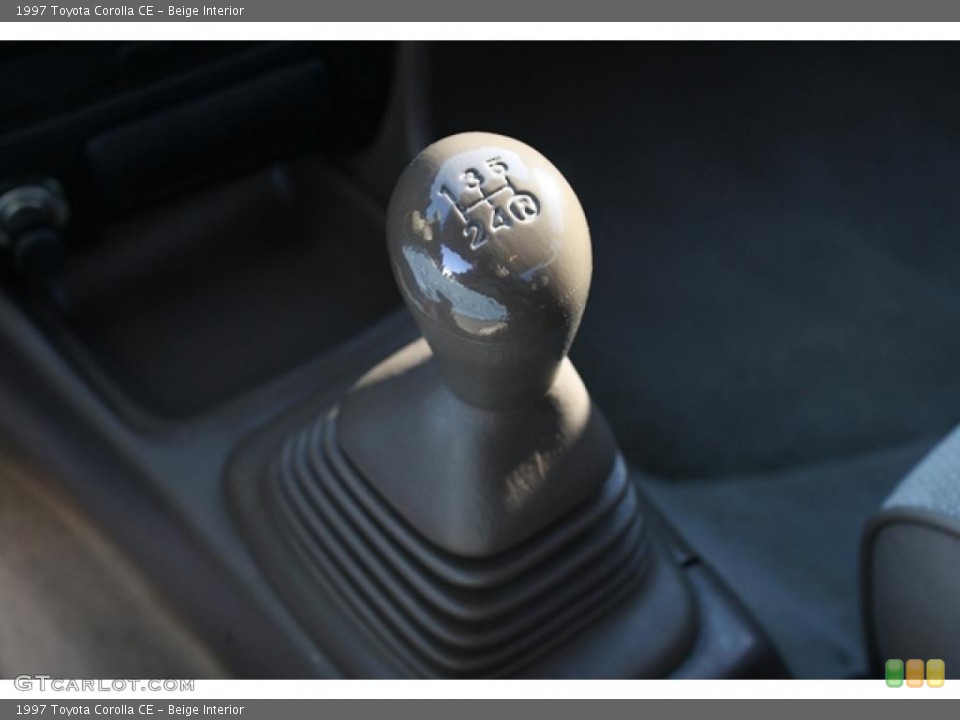 Beige Interior Transmission for the 1997 Toyota Corolla CE #42447915
