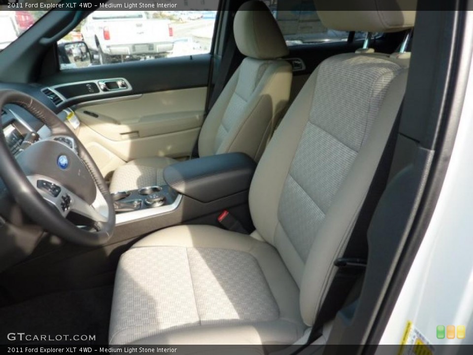 Medium Light Stone Interior Photo for the 2011 Ford Explorer XLT 4WD #42448307