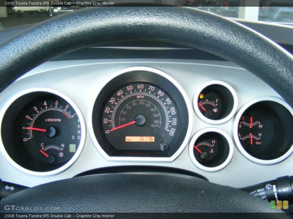 Graphite Gray Interior Gauges for the 2008 Toyota Tundra SR5 Double Cab #42451065