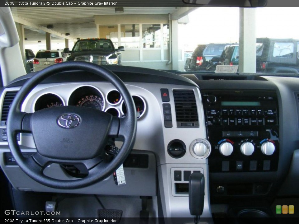 Graphite Gray Interior Dashboard for the 2008 Toyota Tundra SR5 Double Cab #42451147