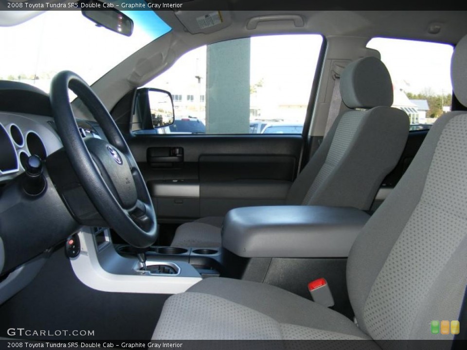 Graphite Gray Interior Photo for the 2008 Toyota Tundra SR5 Double Cab #42451195