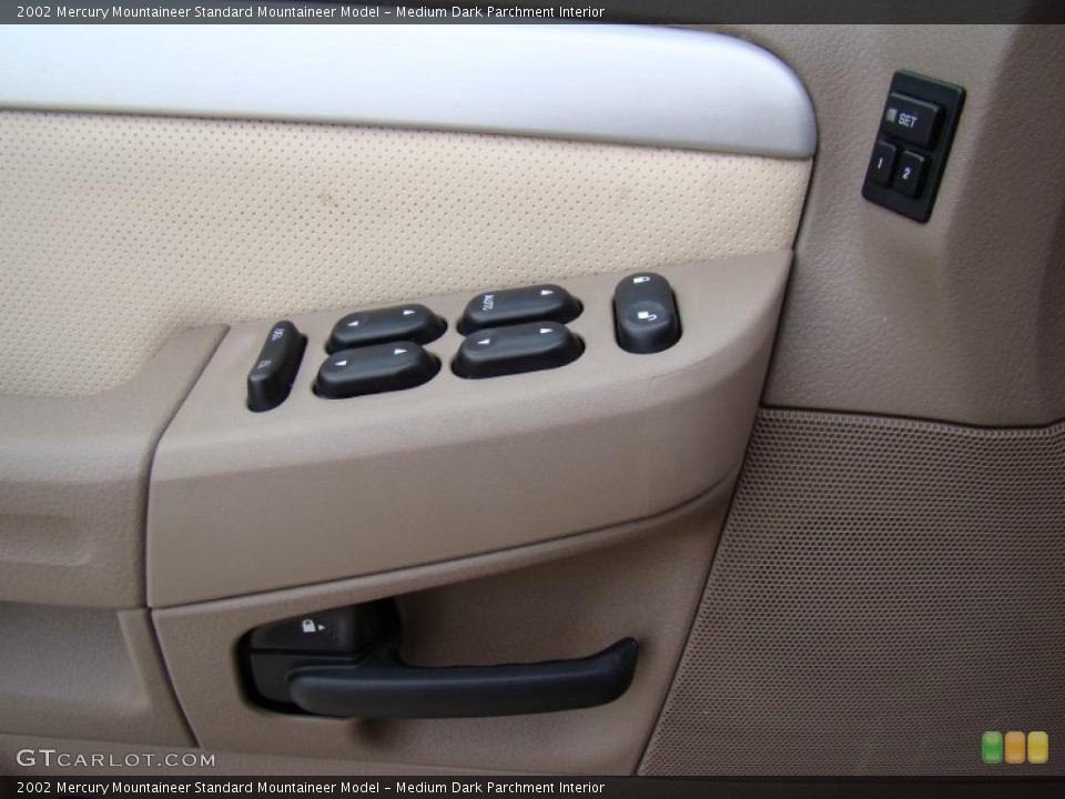 Medium Dark Parchment Interior Controls for the 2002 Mercury Mountaineer  #42453143