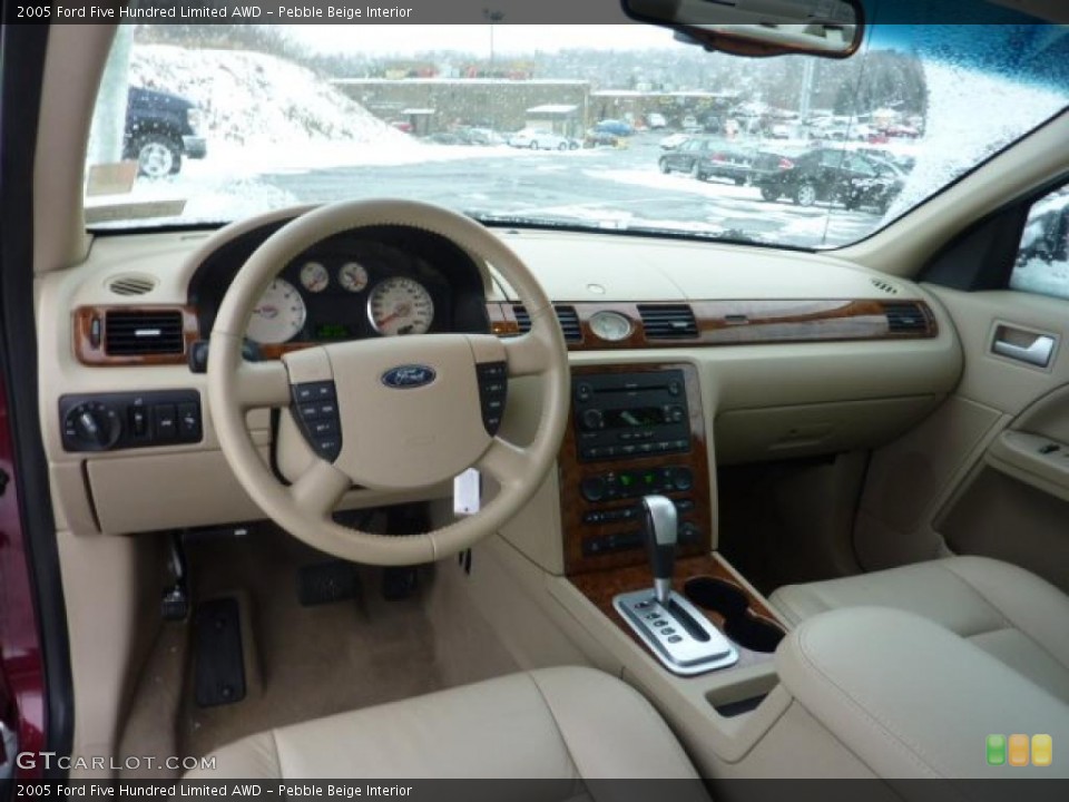 Pebble Beige Interior Prime Interior for the 2005 Ford Five Hundred Limited AWD #42453307