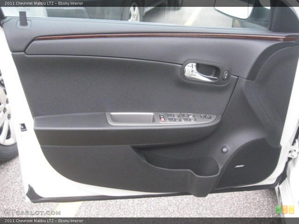 Ebony Interior Door Panel for the 2011 Chevrolet Malibu LTZ #42455879