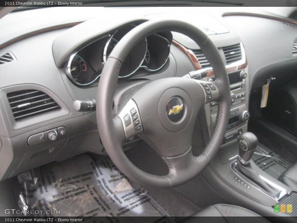 Ebony Interior Dashboard for the 2011 Chevrolet Malibu LTZ #42455959