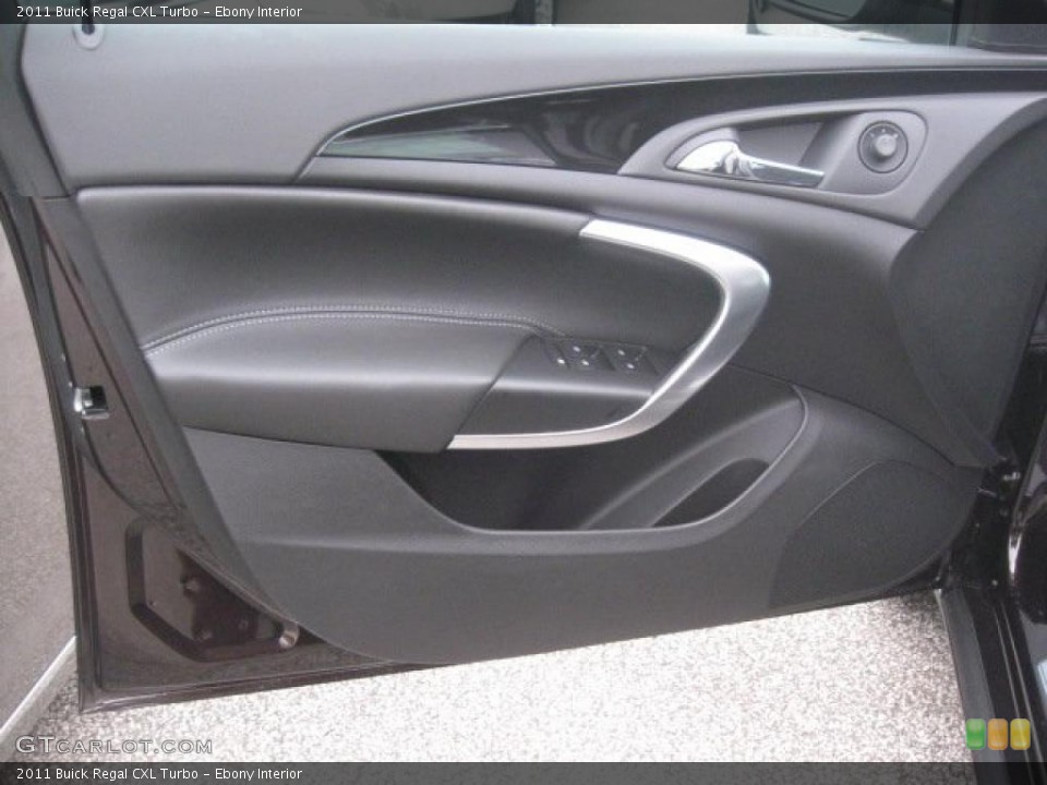 Ebony Interior Door Panel for the 2011 Buick Regal CXL Turbo #42456283