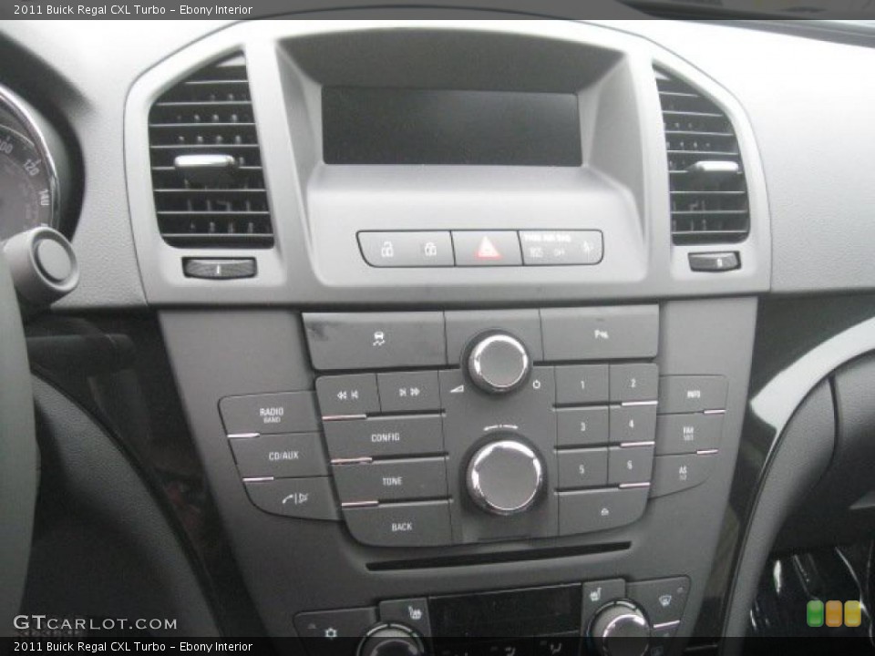 Ebony Interior Controls for the 2011 Buick Regal CXL Turbo #42456319