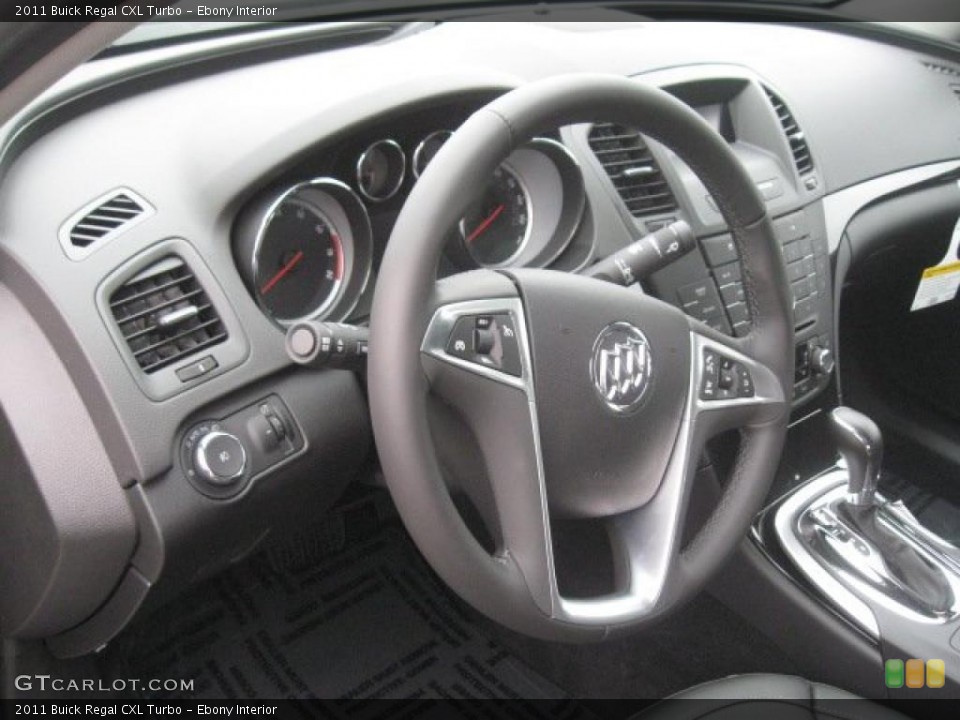 Ebony Interior Dashboard for the 2011 Buick Regal CXL Turbo #42456335