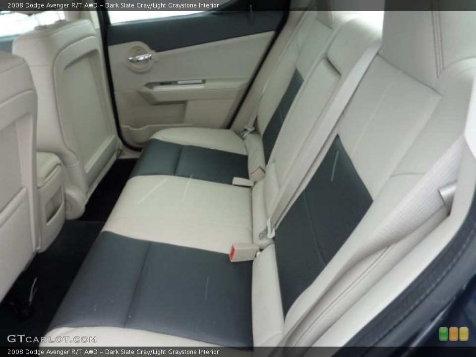 Dark Slate Gray/Light Graystone Interior Photo for the 2008 Dodge Avenger R/T AWD #42457915