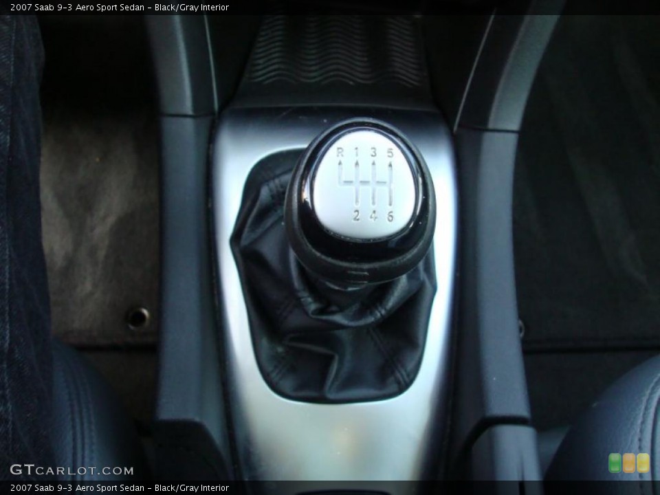 Black/Gray Interior Transmission for the 2007 Saab 9-3 Aero Sport Sedan #42458684