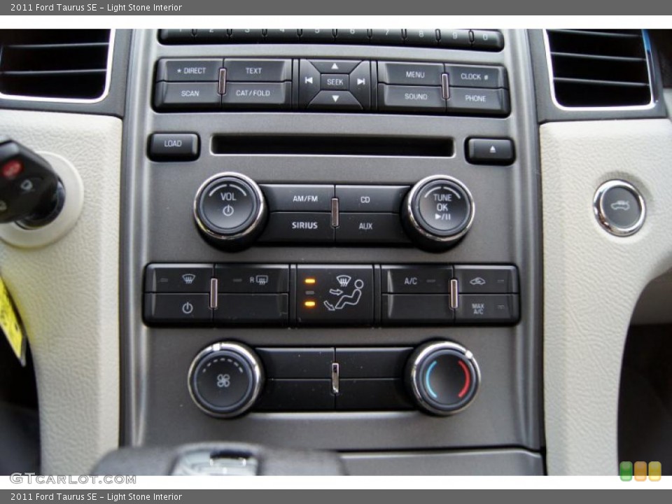Light Stone Interior Controls for the 2011 Ford Taurus SE #42461999