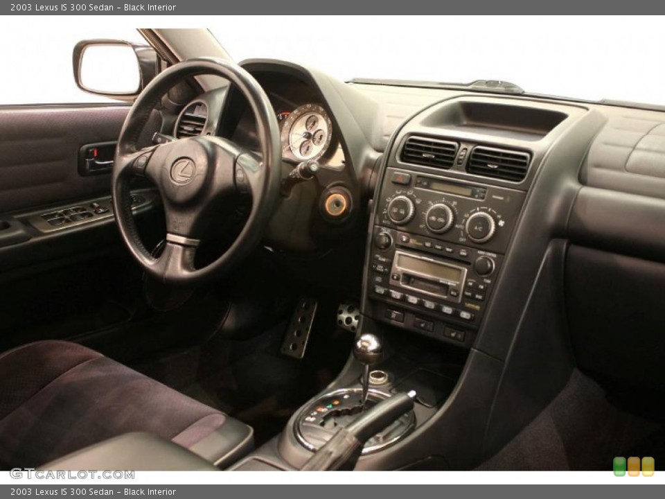 Black Interior Dashboard for the 2003 Lexus IS 300 Sedan #42462459