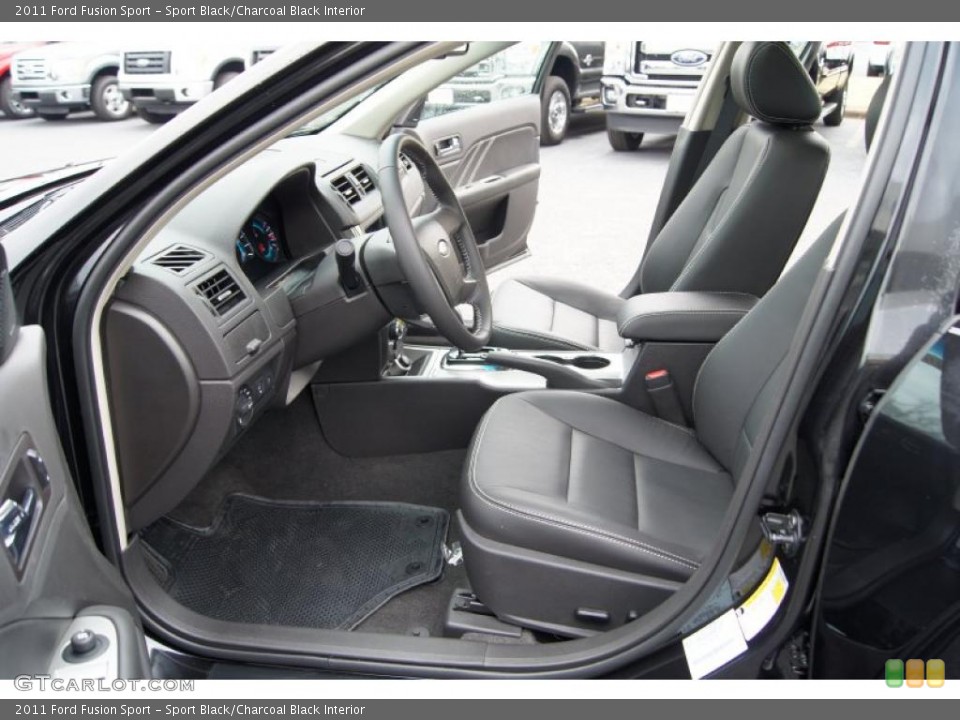 Sport Black/Charcoal Black Interior Photo for the 2011 Ford Fusion Sport #42462783