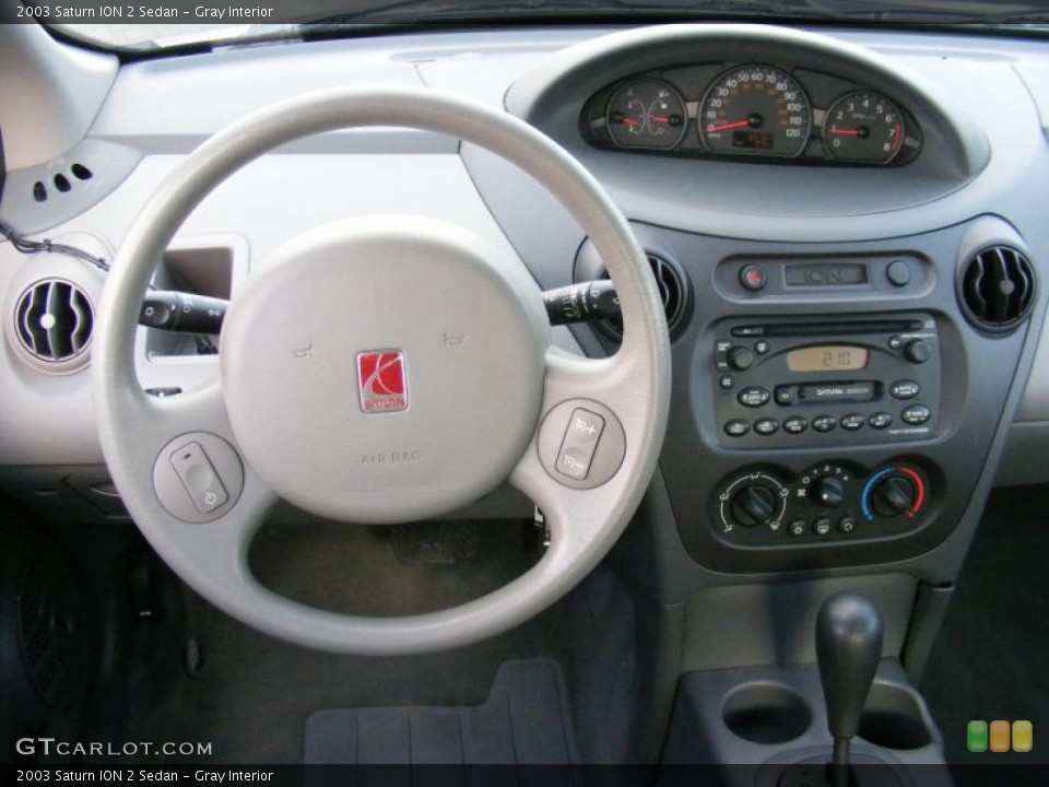 Gray Interior Dashboard for the 2003 Saturn ION 2 Sedan #42463135