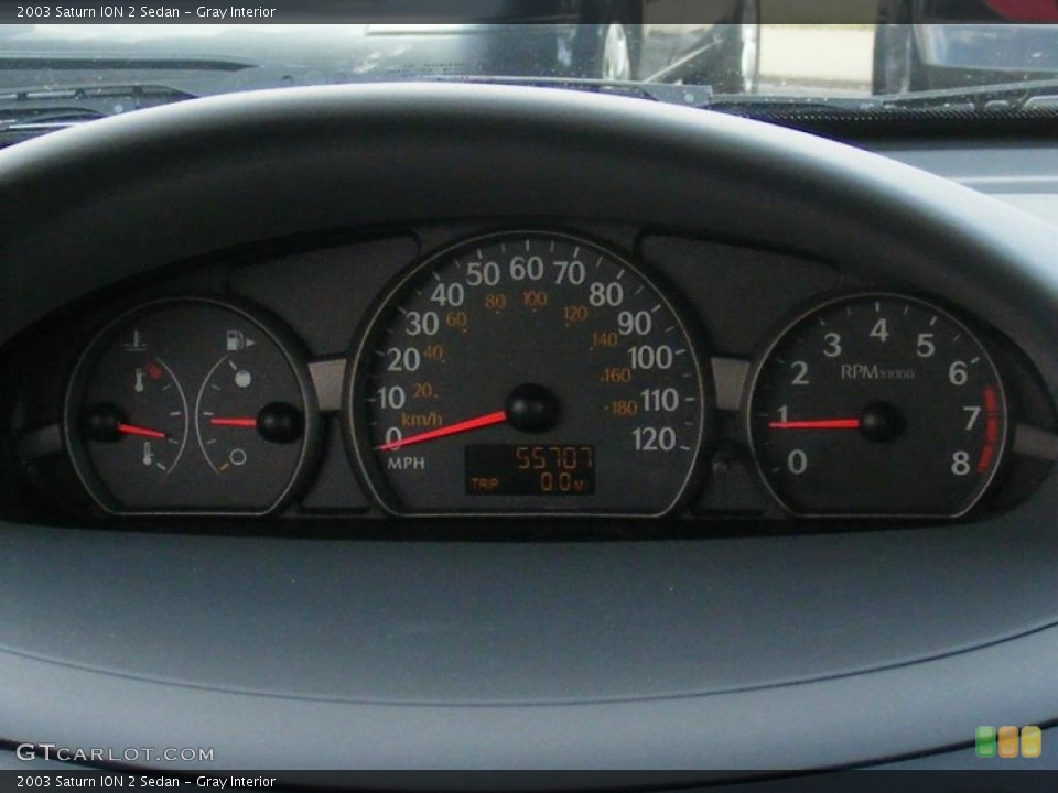 Gray Interior Gauges for the 2003 Saturn ION 2 Sedan #42463169