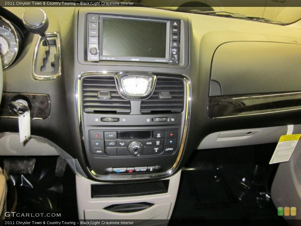 Black/Light Graystone Interior Controls for the 2011 Chrysler Town & Country Touring #42464935