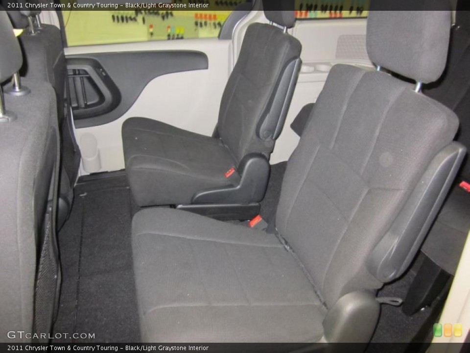 Black/Light Graystone Interior Photo for the 2011 Chrysler Town & Country Touring #42464963