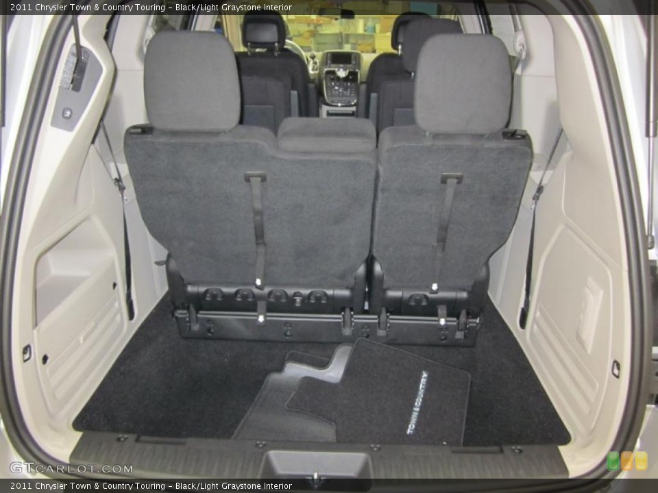 Black/Light Graystone Interior Trunk for the 2011 Chrysler Town & Country Touring #42464995