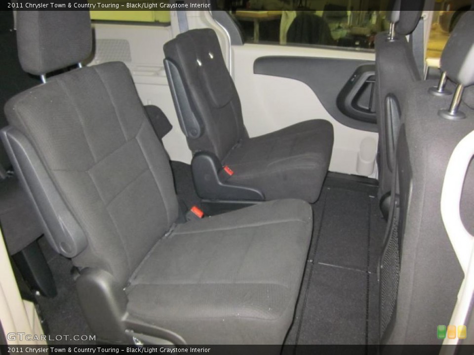 Black/Light Graystone Interior Photo for the 2011 Chrysler Town & Country Touring #42465011