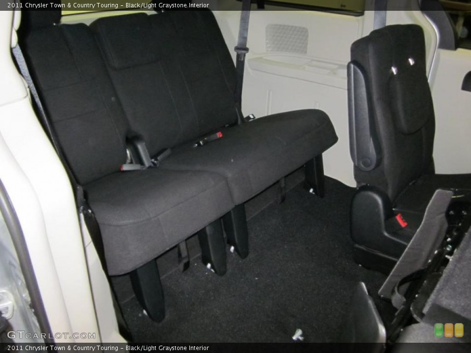 Black/Light Graystone Interior Photo for the 2011 Chrysler Town & Country Touring #42465027